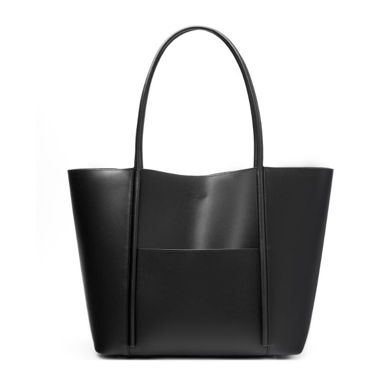 Women's Large-capacity Commute Office Leather Workwear Tote Bag Shoulder Crossbody Purse Premium Work and Travel