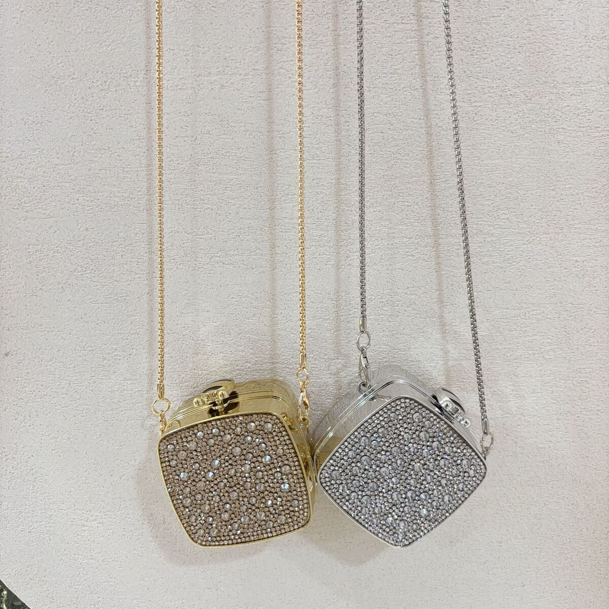 Chain Glitter Makeup Bag Travel Cosmetic Pouch for Handbag Organization Gift Office Versatile School Everyday