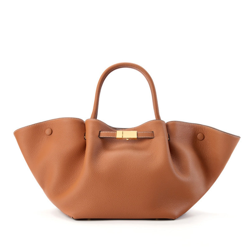 Women's Large-capacity Leather Dumpling Bag Crossbody Purse for Travel and Sightseeing Everyday Casual Streetwear Premium Versatile Date Night Office