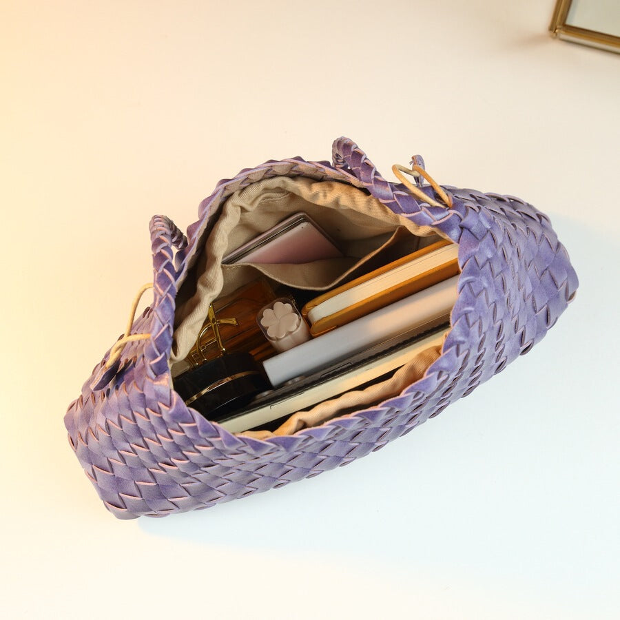 Women's Woven Handcrafted Retro Casual Underarm Bag Crossbody for Travel and Sightseeing Everyday Streetwear Premium Versatile Date Night Office