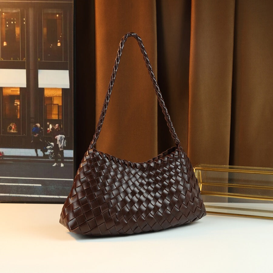 Women's Woven Handcrafted Retro Casual Underarm Bag Crossbody for Travel and Sightseeing Everyday Streetwear Premium Versatile Date Night Office