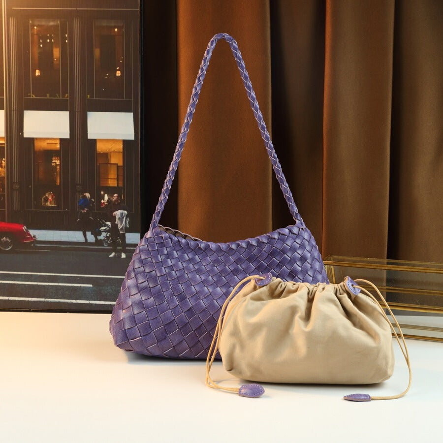 Women's Woven Handcrafted Retro Casual Underarm Bag Crossbody for Travel and Sightseeing Everyday Streetwear Premium Versatile Date Night Office
