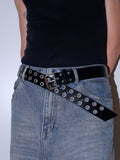 Women's No-hole Belt Dress Everyday Jeans for Date Night Gift Party Designer Versatile Office Vacation
