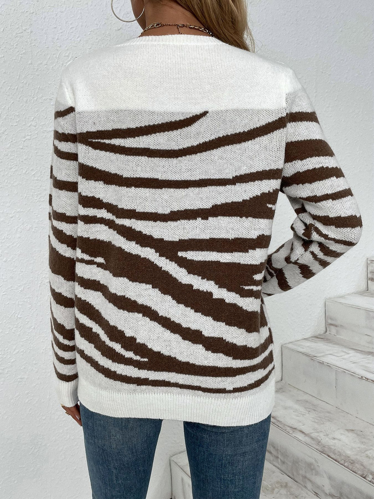 Women's Fall Winter Long Sleeve Sweater Knit Pullover Top Office Everyday Lightweight