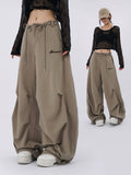 Women's Hip-hop Oversized Slim-fit Straight Pants Wide-leg for Office Outfits Business Casual Work Slimming Travel Comfort Weekend