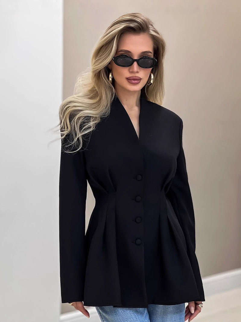 Women's Designer Elegant Workwear Blazer Workwear Jacket
