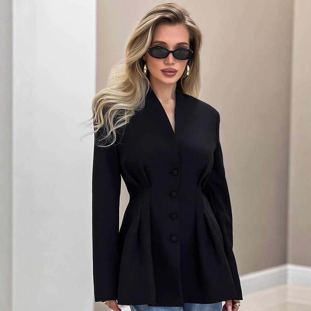 Women's Designer Elegant Workwear Blazer Workwear Jacket