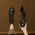 Dark Brown unlined / 33