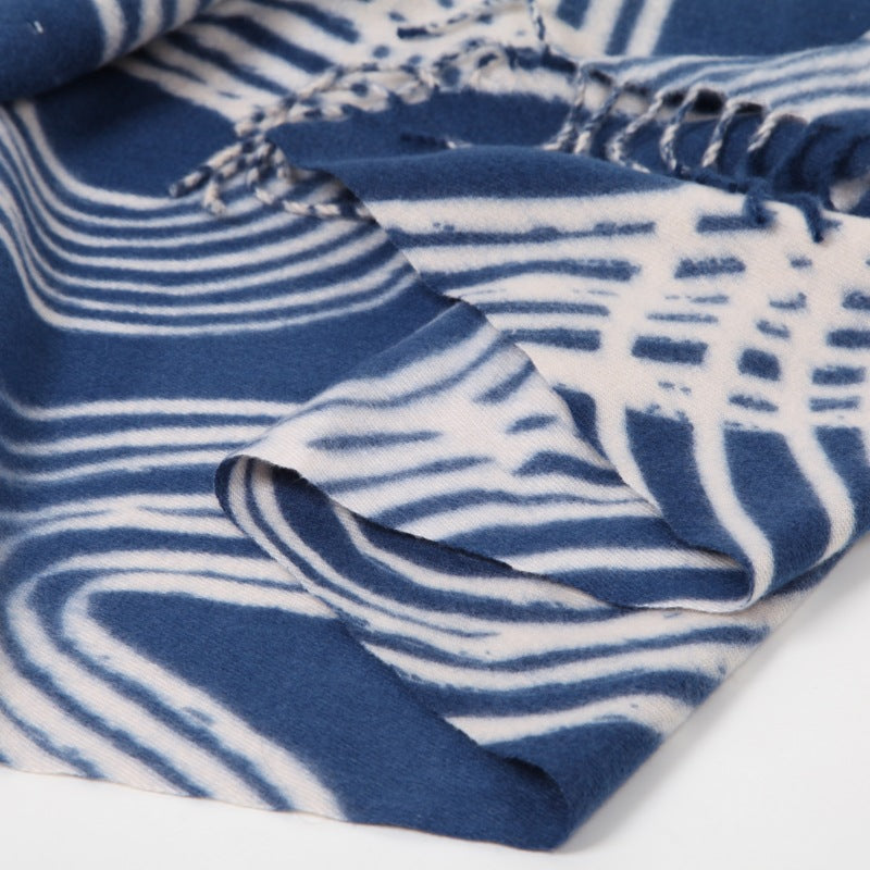 Women's Fall Winter Fleece-Lined Shawls Scarves Scarf Fashion Wrap Pashmina Gift