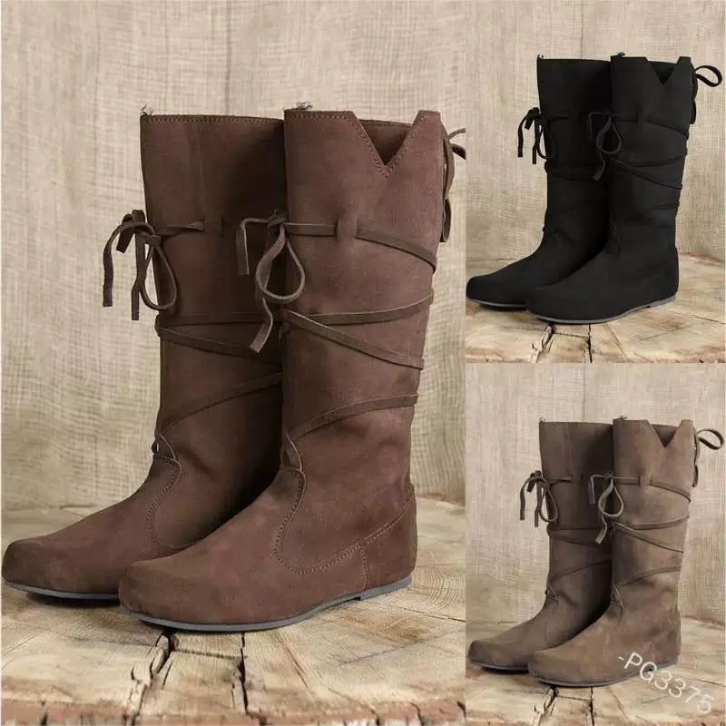 Women's Retro Vintage Boots for Fall Outfits Streetwear Winter Everyday Seasonal Look Office and Weekend Date Night