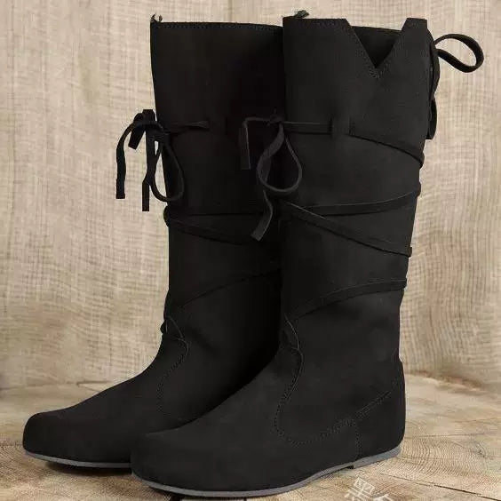 Women's Retro Vintage Boots for Fall Outfits Streetwear Winter Everyday Seasonal Look Office and Weekend Date Night
