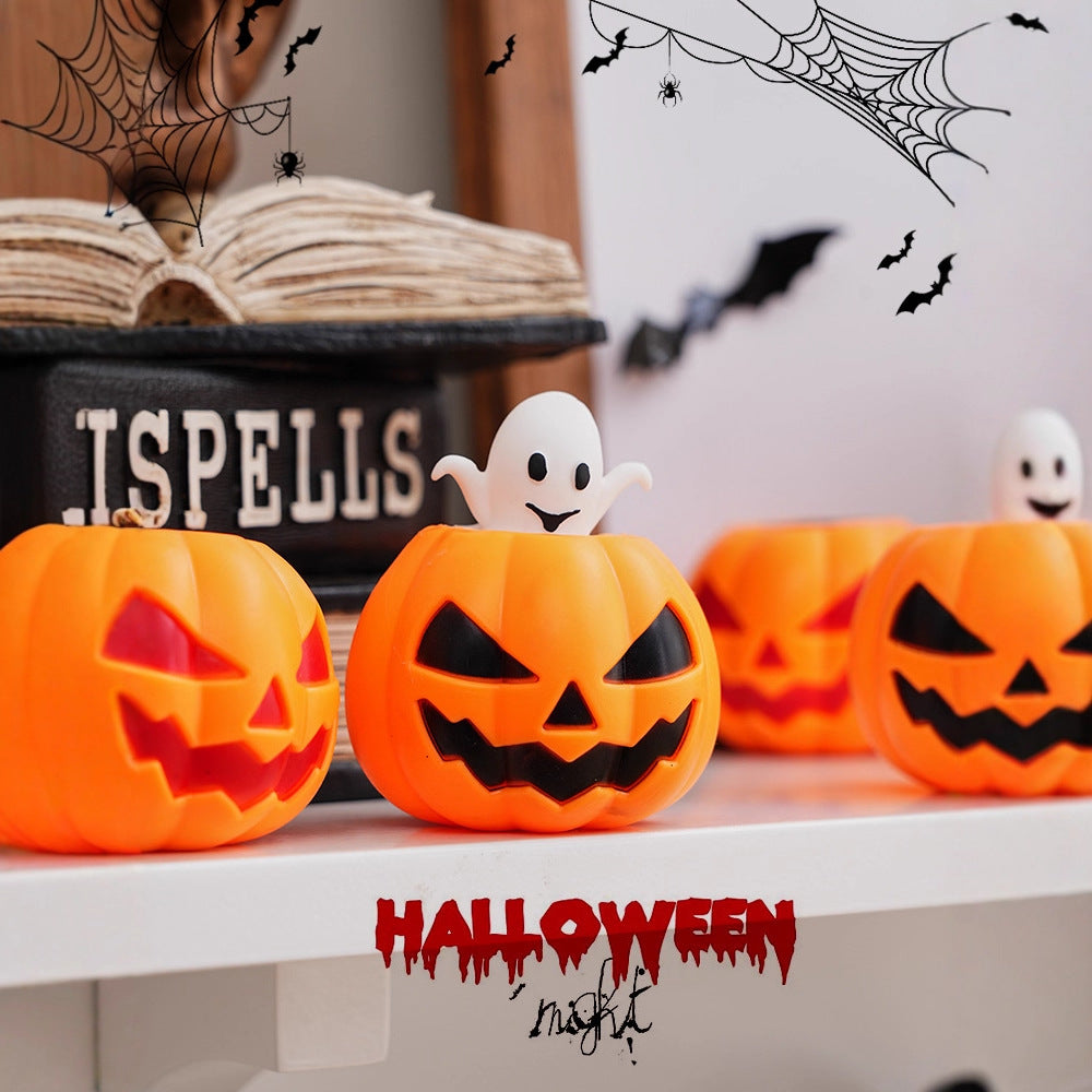 Women's Ghost Squeeze Halloween Pumpkin Fidget Toy Sensory Desk Toy