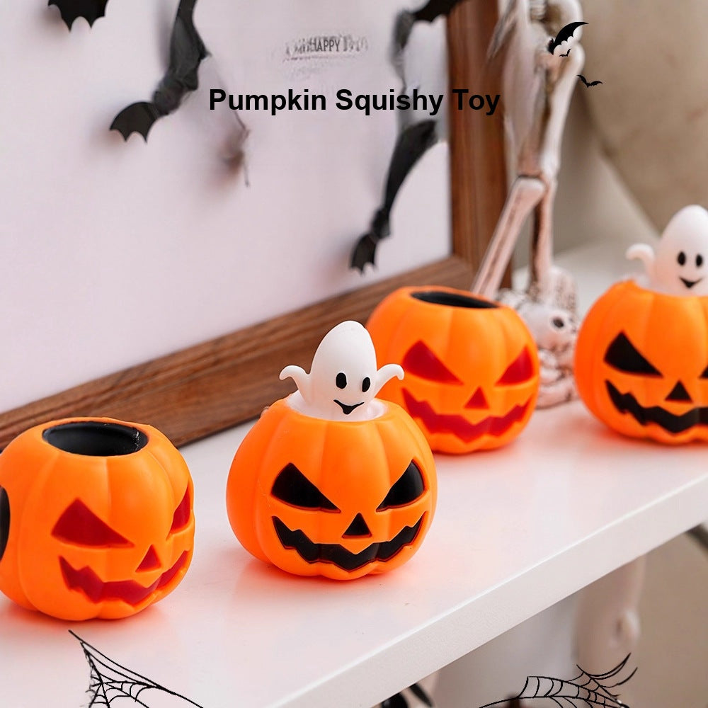 Women's Ghost Squeeze Halloween Pumpkin Fidget Toy Sensory Desk Toy