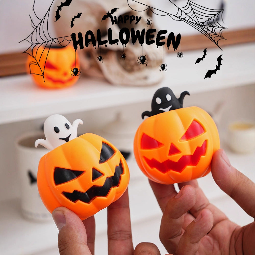 Women's Ghost Squeeze Halloween Pumpkin Fidget Toy Sensory Desk Toy