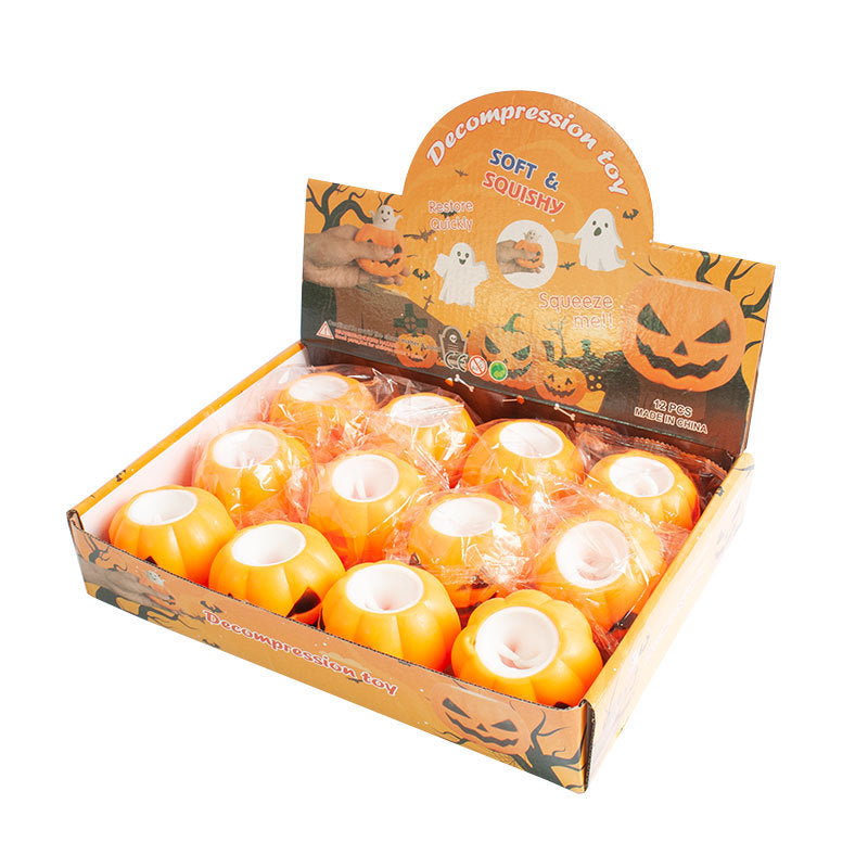 Women's Ghost Squeeze Halloween Pumpkin Fidget Toy Sensory Desk Toy