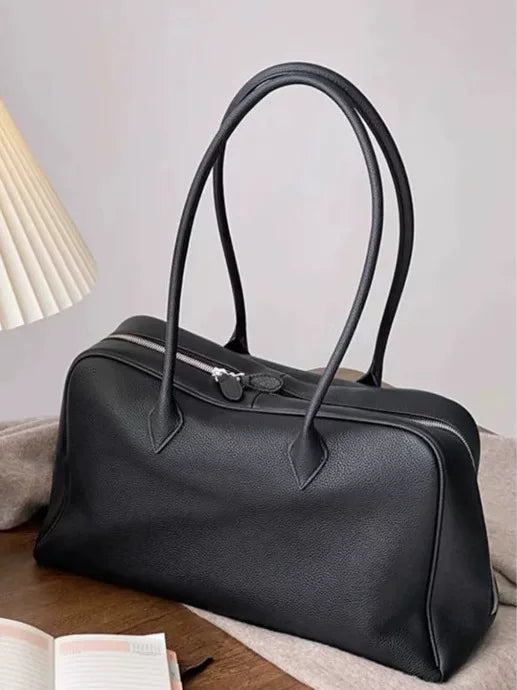 Women's Large-Capacity Office Leather Workwear Tote Bag Shoulder Crossbody Purse Work and Travel School
