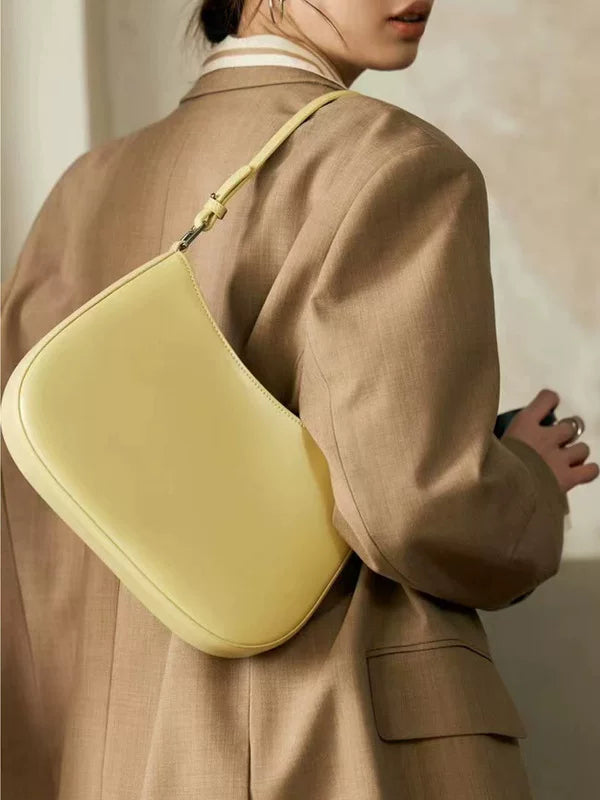 Women's Leather Underarm Bag Crossbody for Travel and Sightseeing Everyday Casual Streetwear Date Night Office