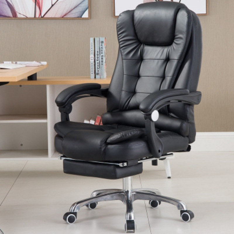 JY 09 Black Reclining Gaming Chair with Footrest for Home Office Study Desk and Long Sitting Sessions