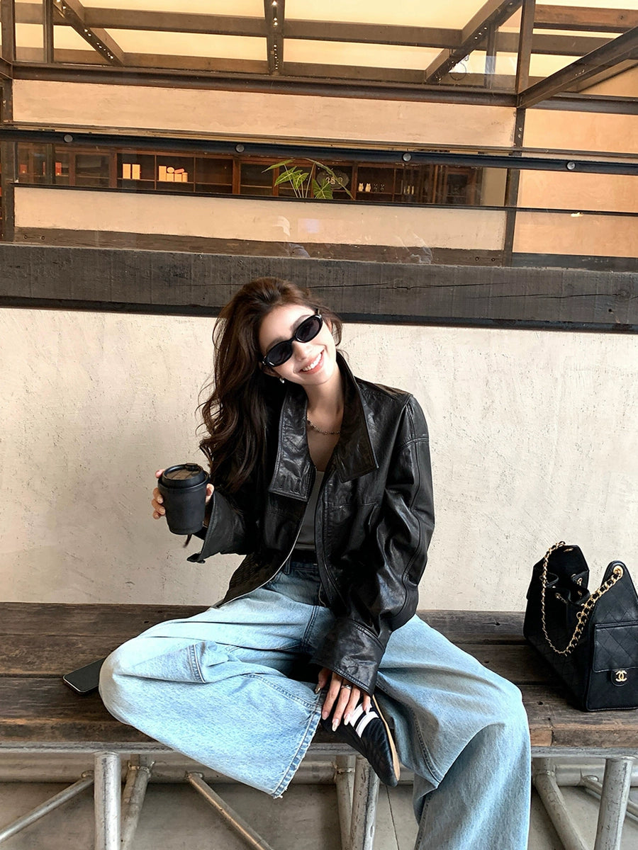 Women's Black Petite Jacket Casual Coat for Cold Weather Fall Travel Everyday Wear Outdoor Holiday