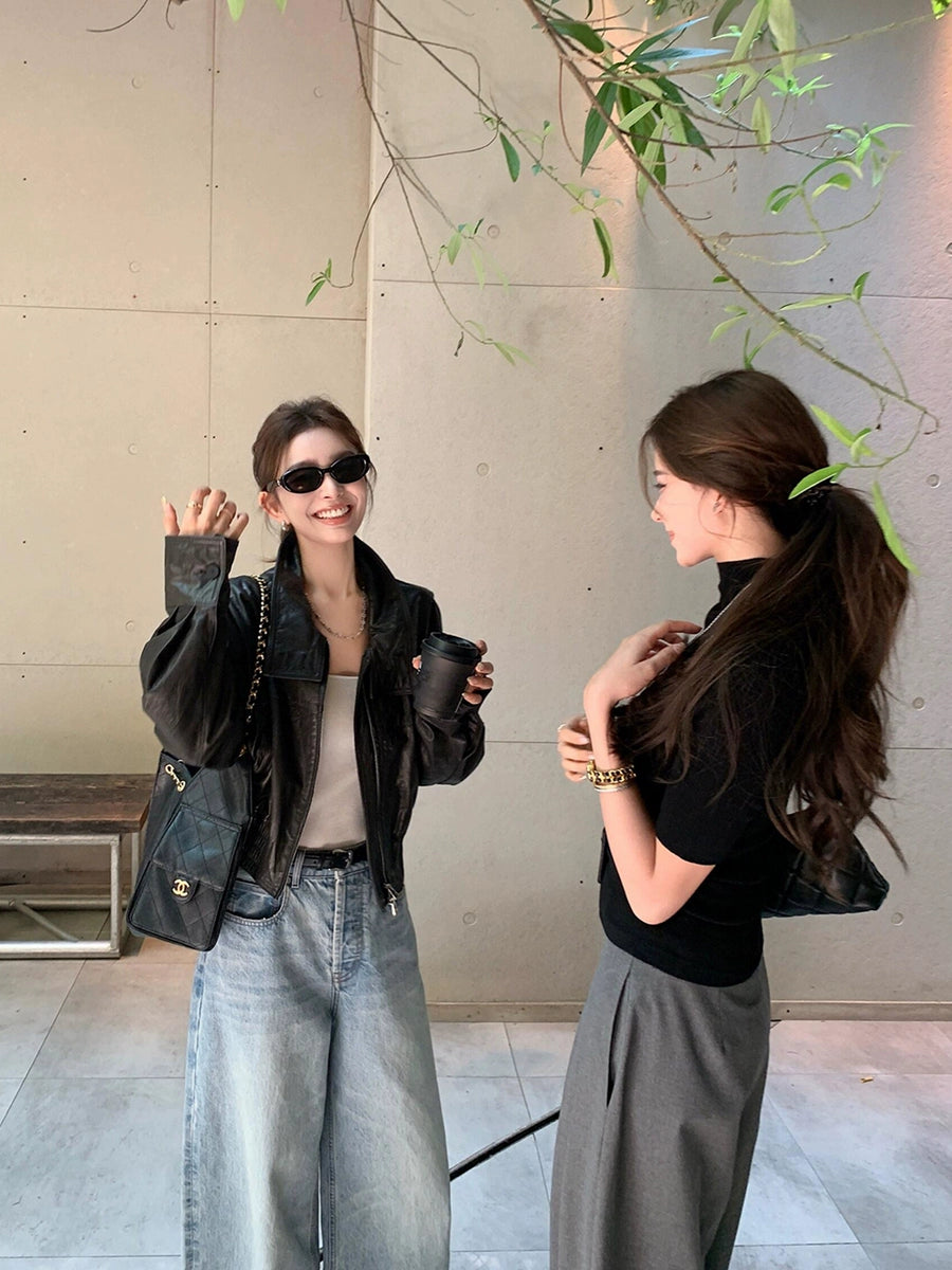 Women's Black Petite Jacket Casual Coat for Cold Weather Fall Travel Everyday Wear Outdoor Holiday