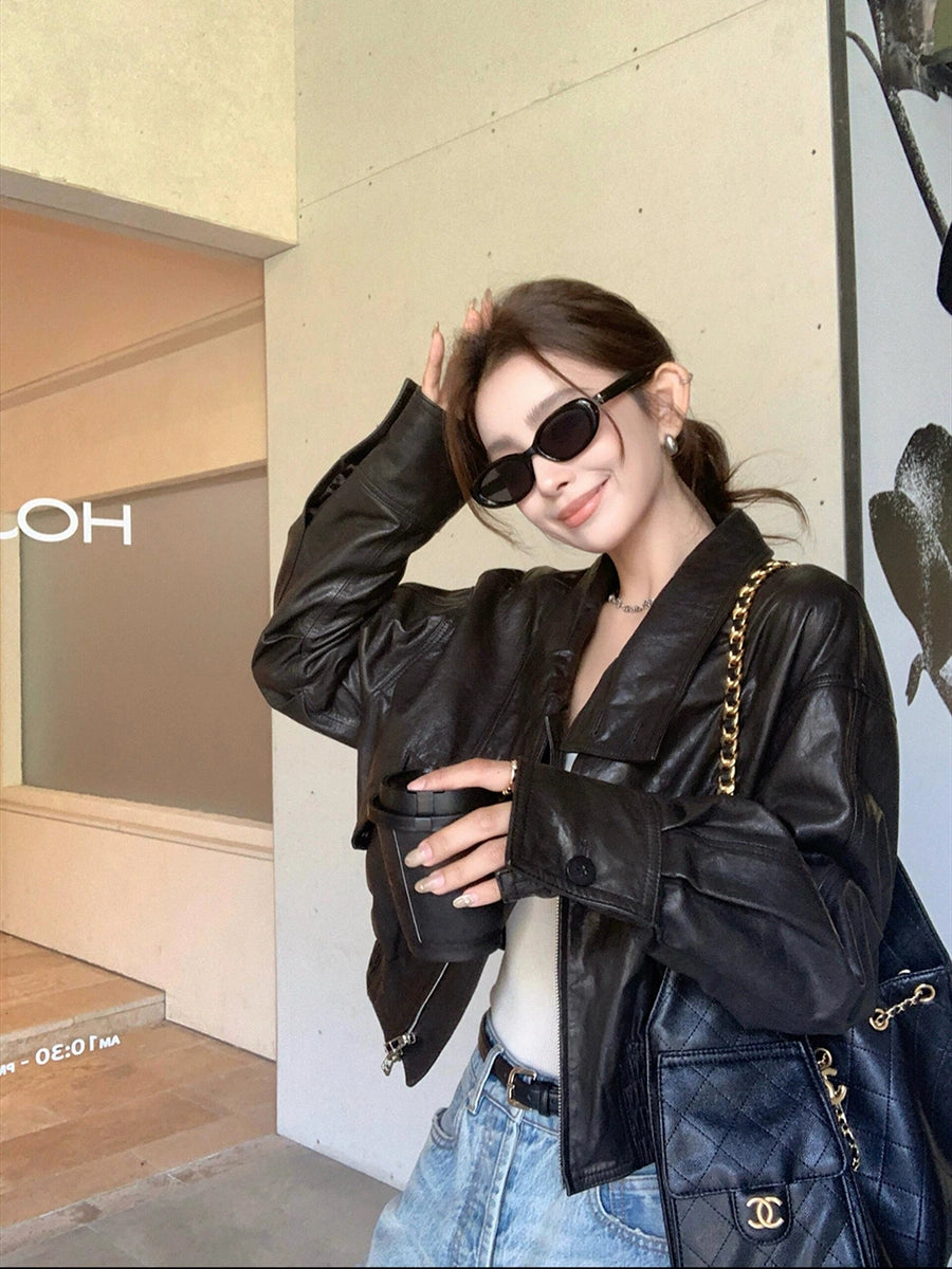 Women's Black Petite Jacket Casual Coat for Cold Weather Fall Travel Everyday Wear Outdoor Holiday