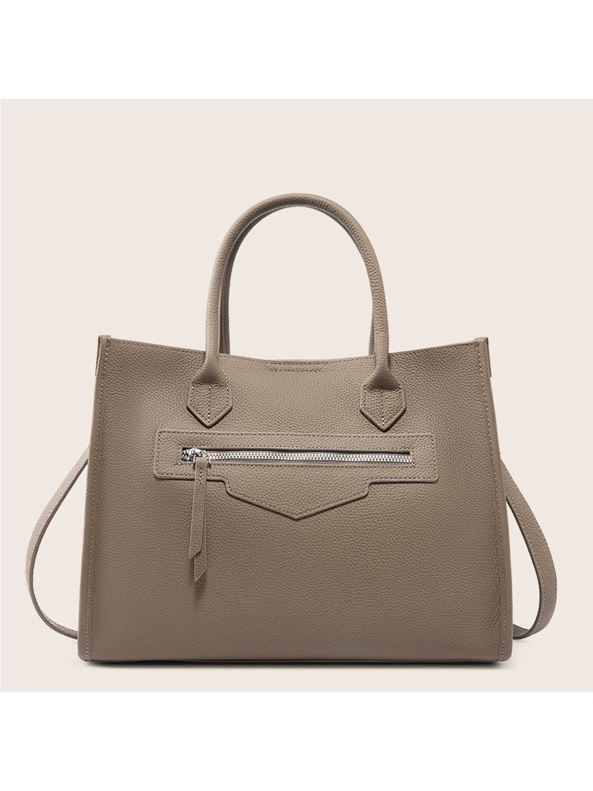 Women's Large-Capacity Office Leather Workwear Tote Bag Shoulder Crossbody Purse Work and Travel School
