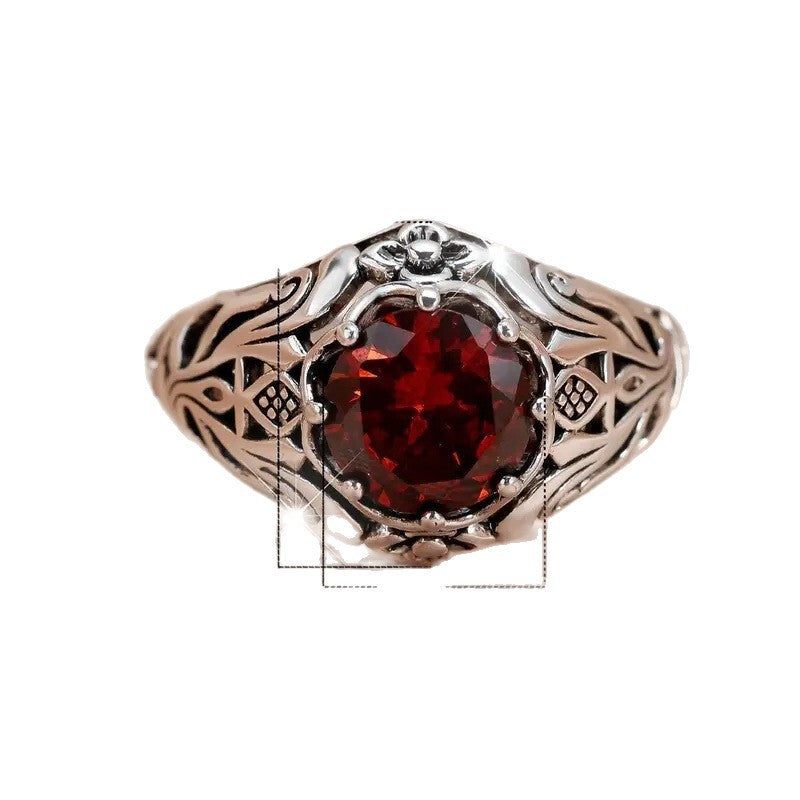 Retro ring by Yoshan, detail view 3