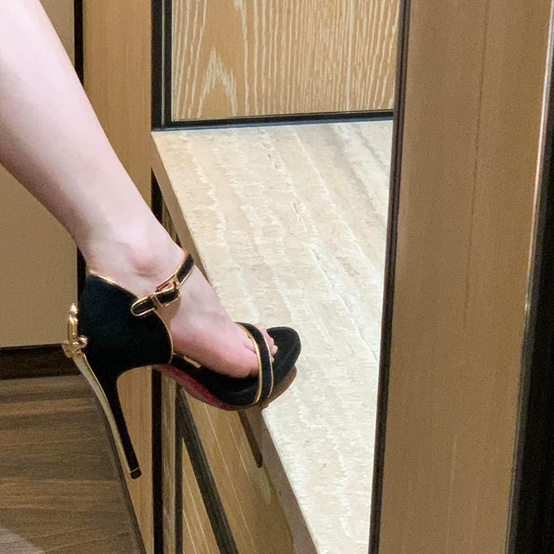 Black - sandals photo