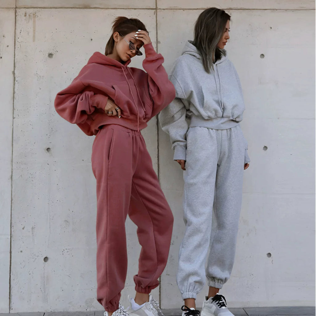 Women's Fall Winter Casual Two-piece Set Matching Outfit Set Everyday Fashion Style for Women