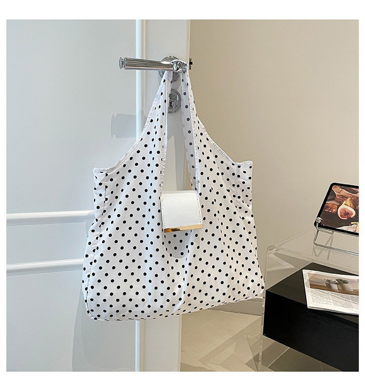 White polka-dot