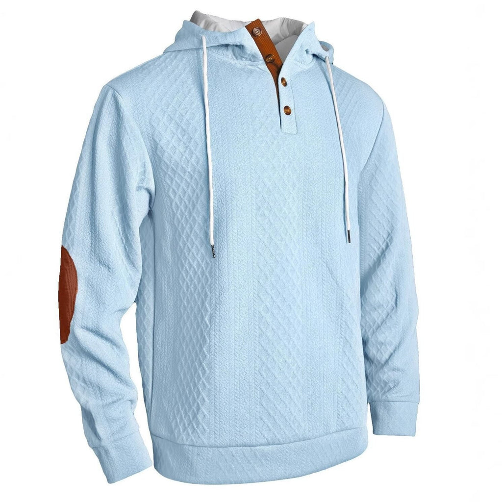 Men's Fall Winter Office Oversized Workwear Retro Casual Hoodie Sweatshirt Pullover