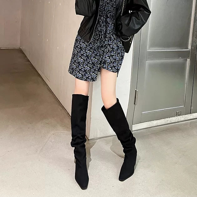 Women's Fall Winter Block Heel Oversized Shoes for Date Night Office Everyday Wear Wedding Guest Holiday Party