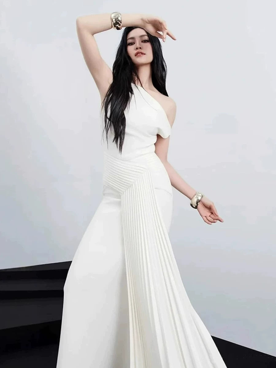 Women's Slim-waist Maxi Slimming Elegant Evening Dress Formal Midi Dress Party Dress Formal Party Wedding Guest Dress