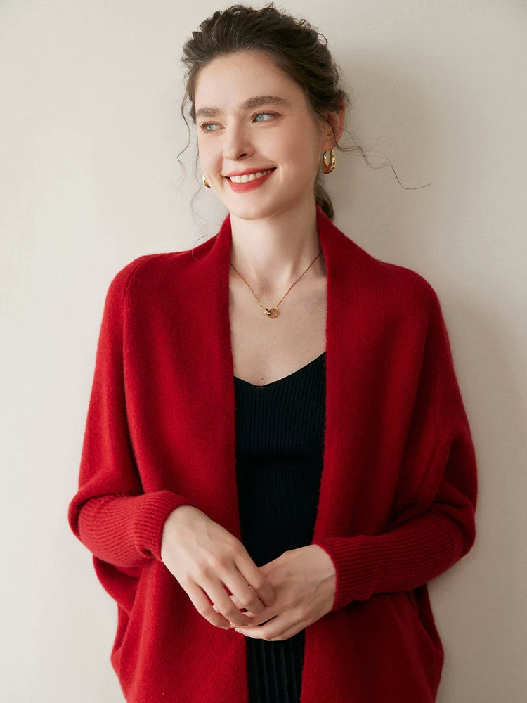Women's Knit Shawl for Fall Winter Evening Office and Travel Everyday Wear Seasonal Look Gift Holiday Gift