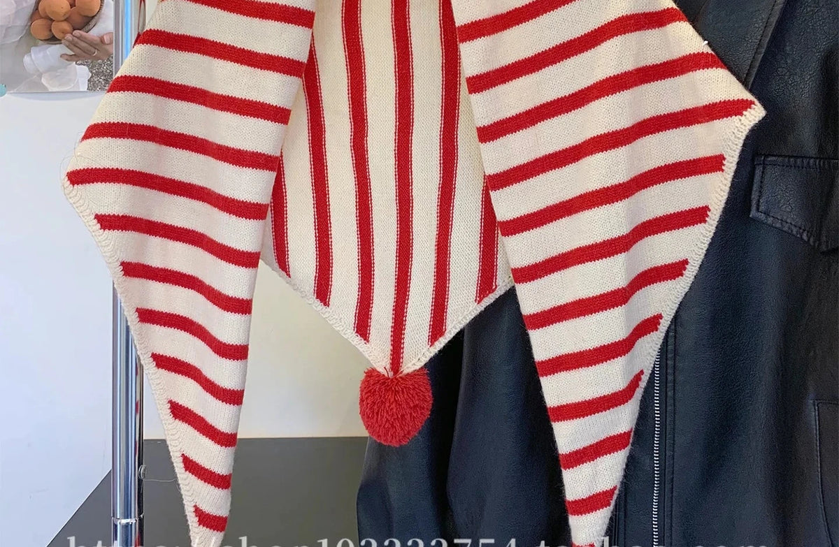 Red/White Striped -PJ136
