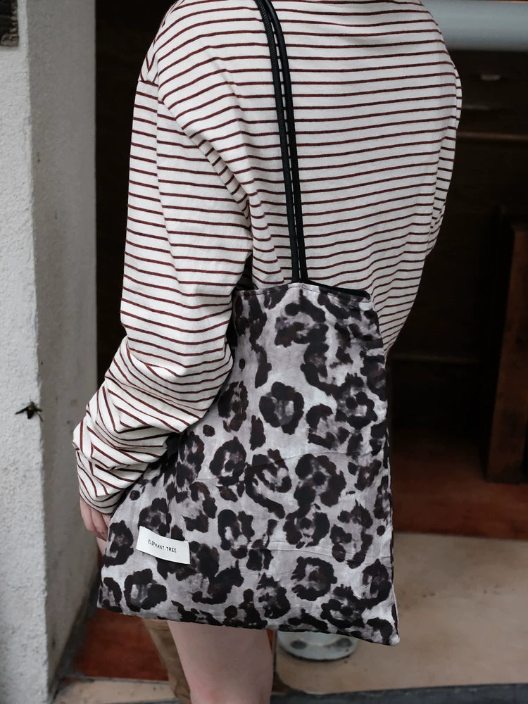 Women's Large-capacity Canvas Fall Winter Office Leopard Designer Workwear Tote Bag Shoulder Crossbody Purse Work Travel Everyday Purse