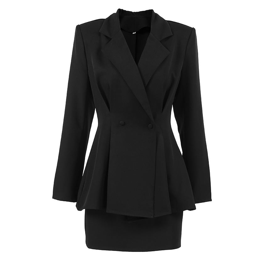 Women's Slimming Long Sleeve Workwear Two-piece Set Casual Everyday Wear Womenswear