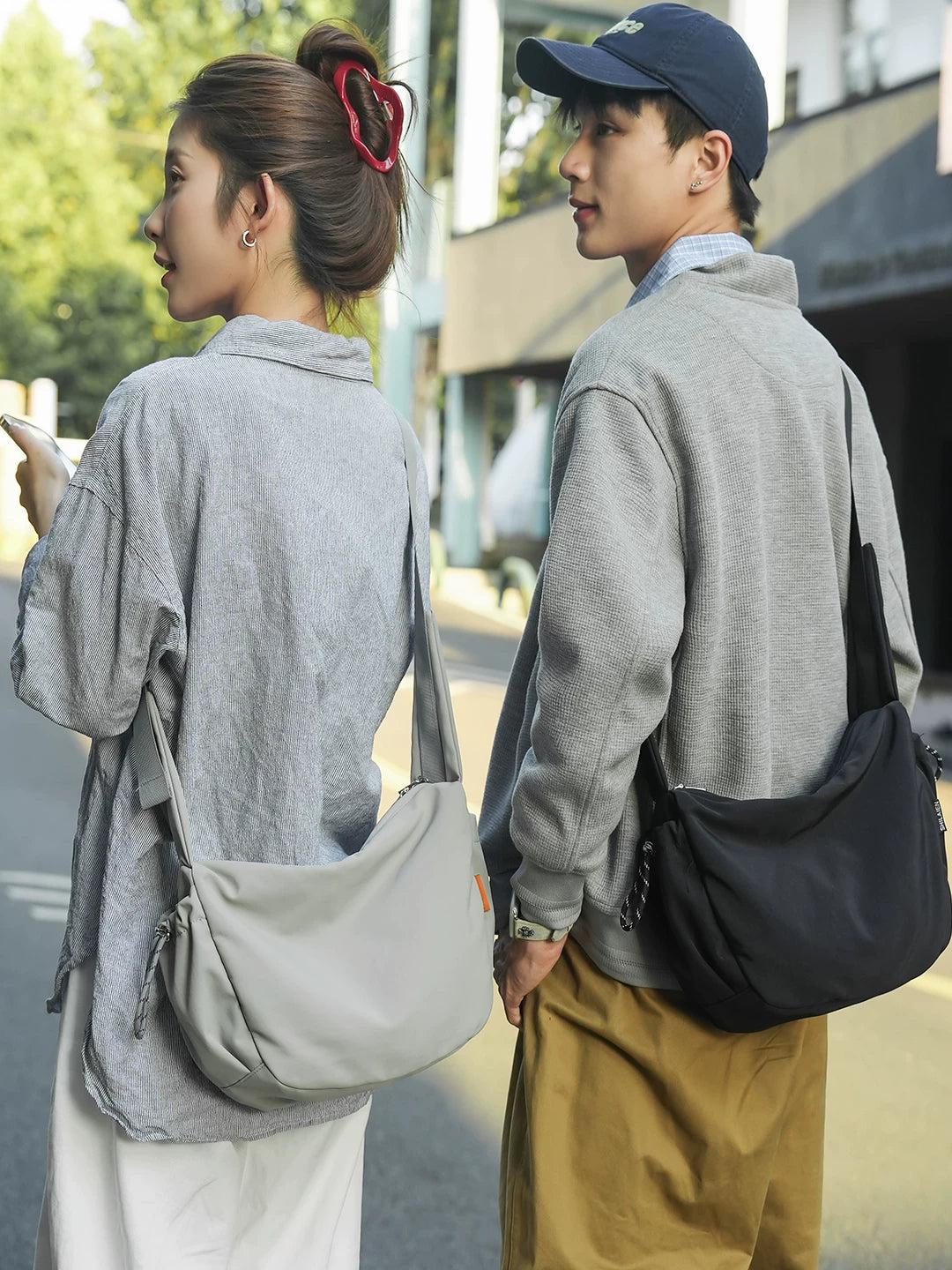 Women's Large-Capacity Office Workwear Casual Dumpling Bag Crossbody Purse for Travel and Sightseeing Everyday Streetwear Date Night School