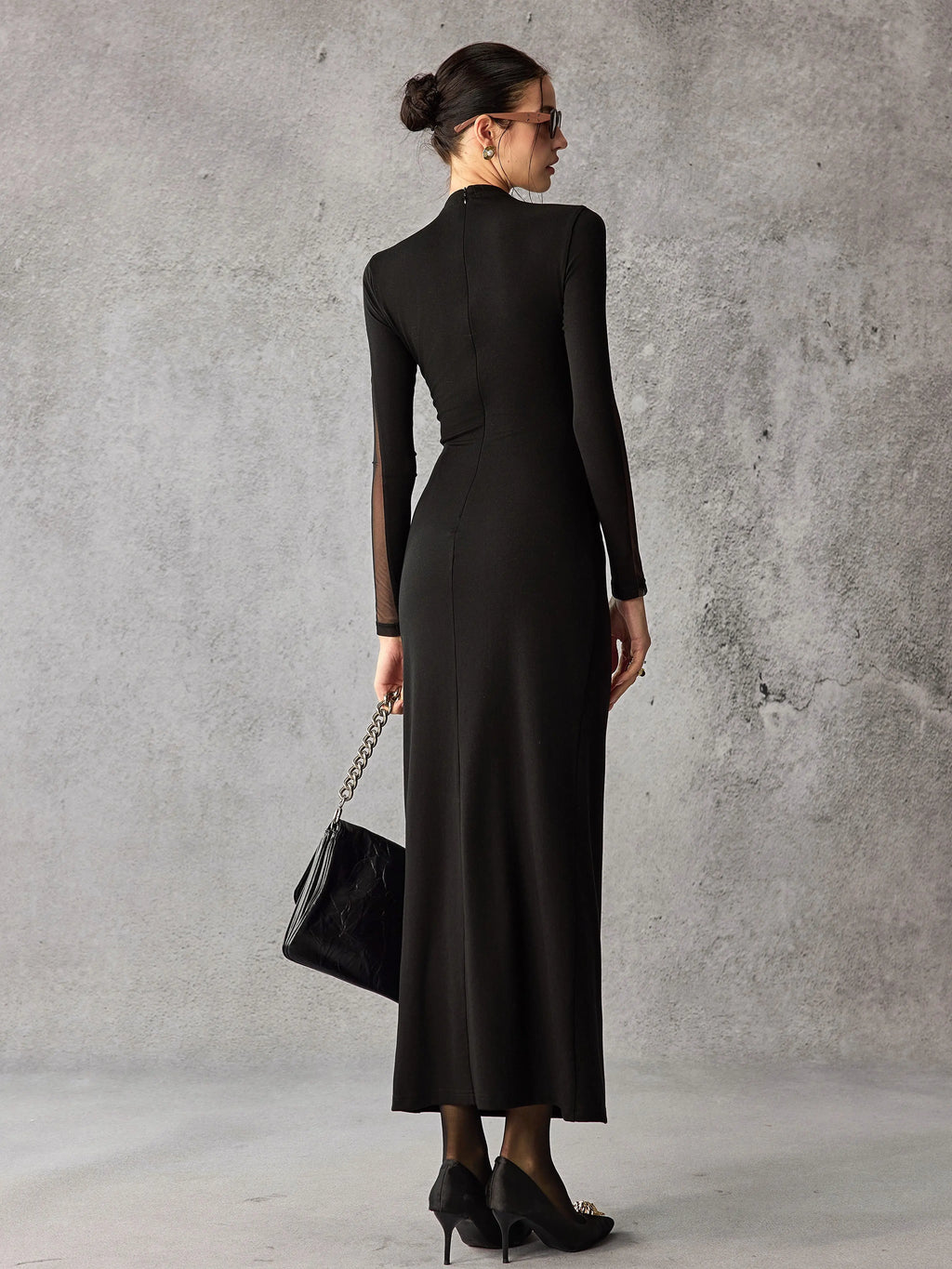 Women's Bodycon Breathable Mesh Maxi Dress Long Vacation Dress for Summer Travel Beach Wedding Guest Date Night Holiday Party