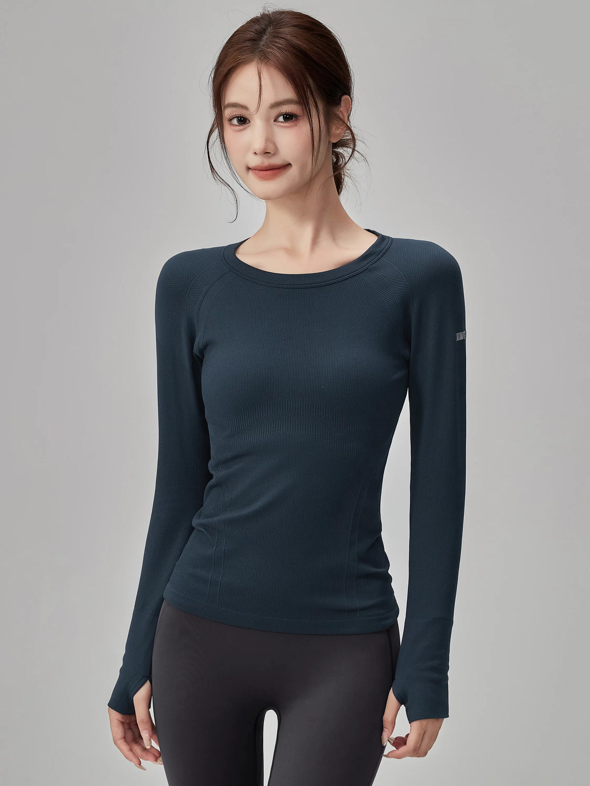 Women's Long Sleeve Yoga Top Stretch Training Gym Top Leggings for Date Night Travel Everyday Weekend Holiday Party