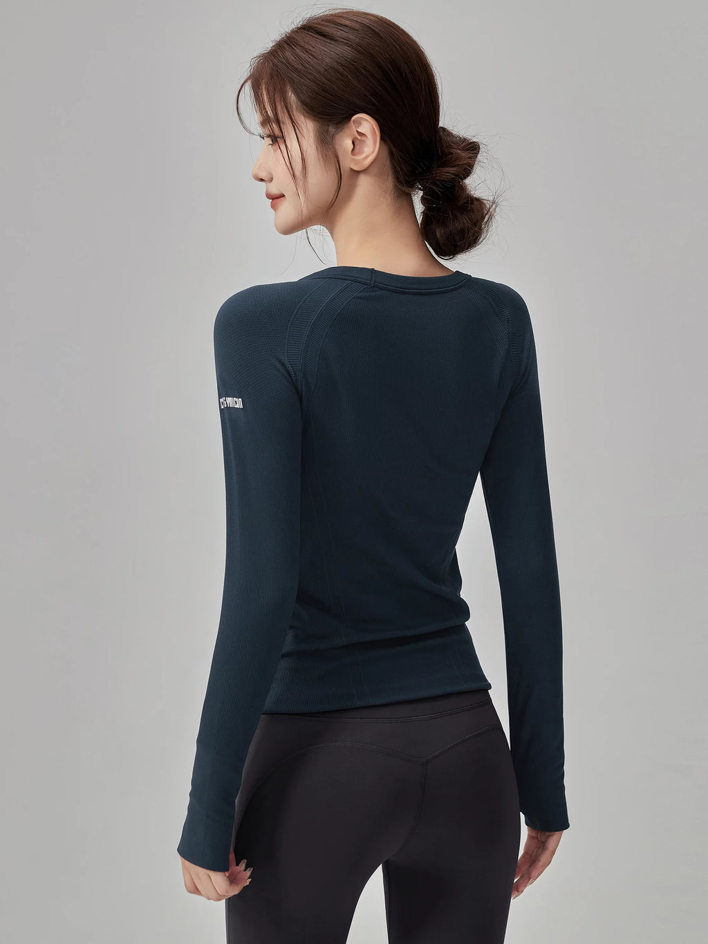 Women's Long Sleeve Yoga Top Stretch Training Gym Top Leggings for Date Night Travel Everyday Weekend Holiday Party
