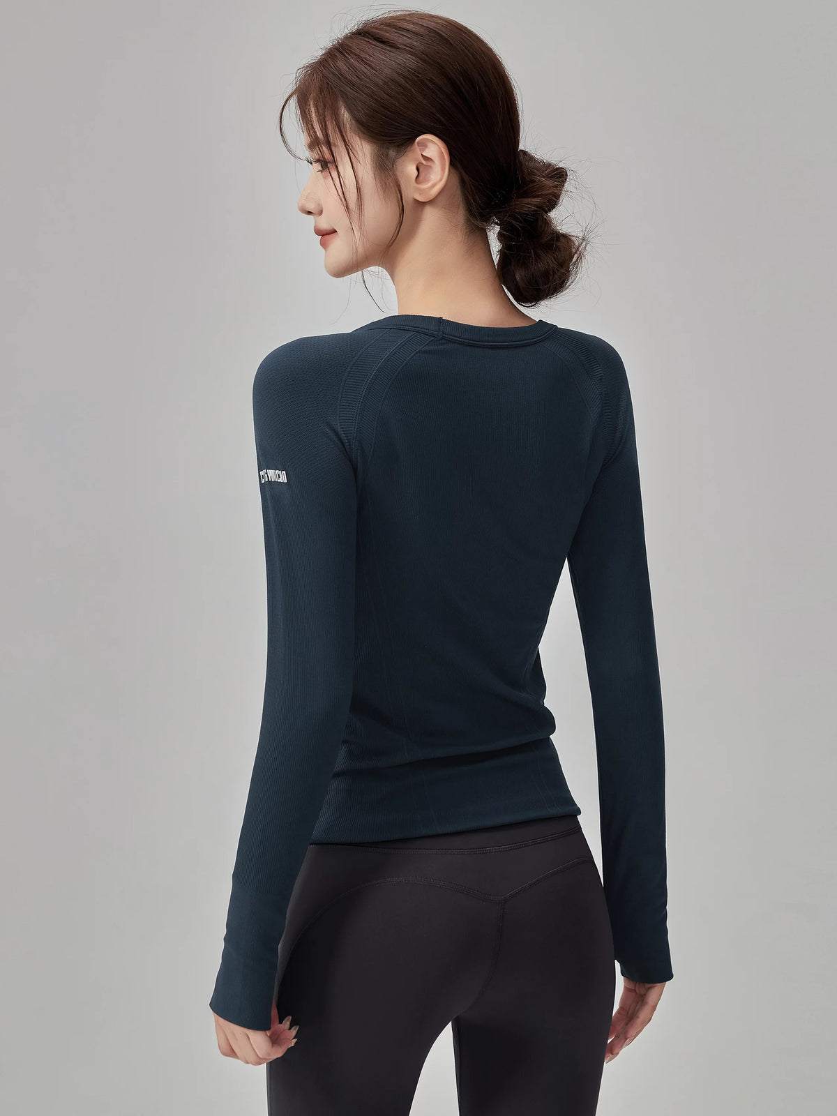 Women's Long Sleeve Yoga Top Stretch Training Gym Top Leggings for Date Night Travel Everyday Weekend Holiday Party