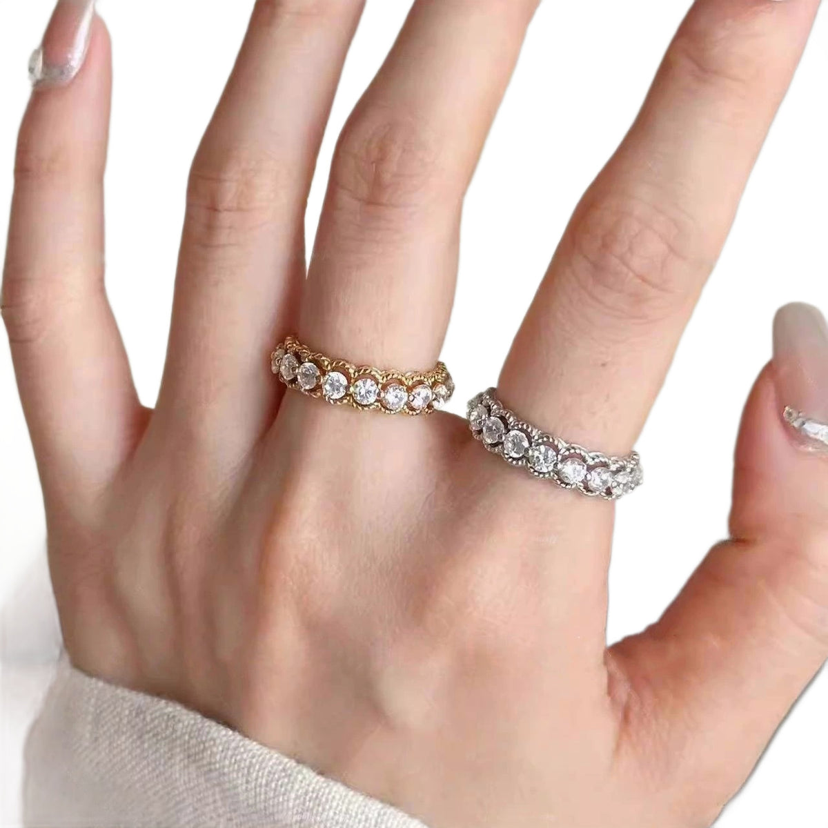Lace ring by Yoshan, detail view 6