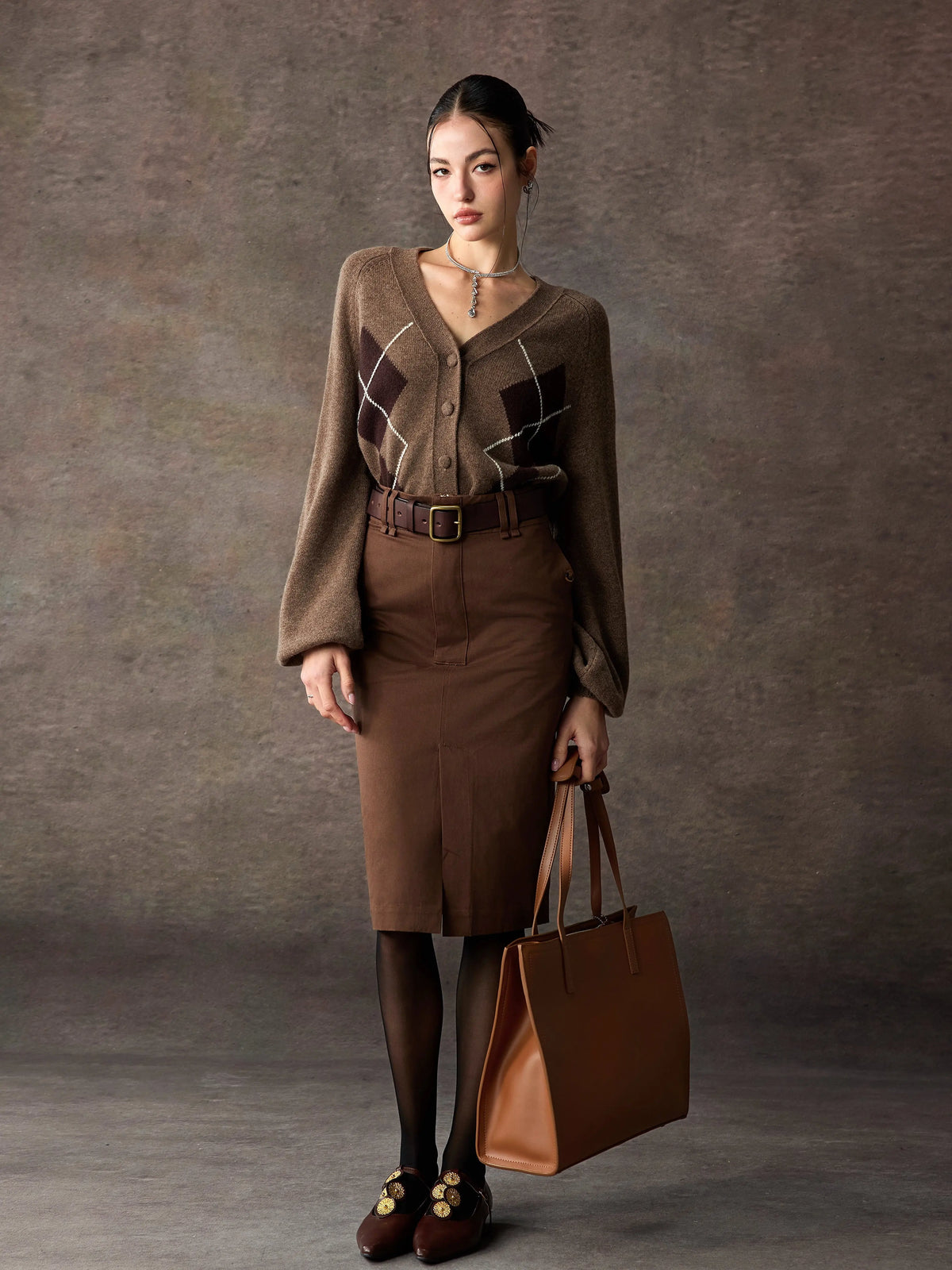 Women's Spring Summer Slit Bodycon Cropped Skirt for Fall Layering Office Weekend Everyday Date Night