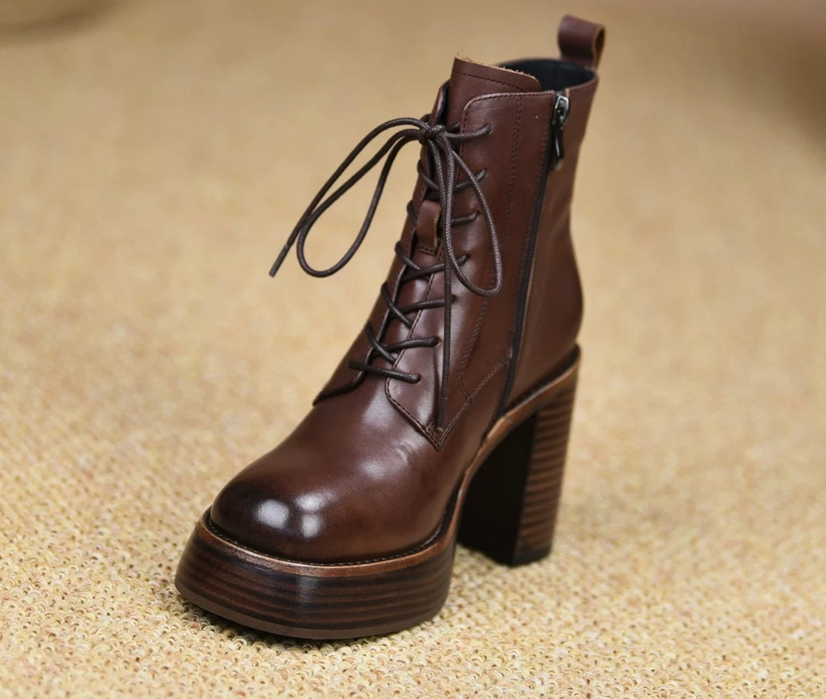 Brown (fleece lining) / EU 34