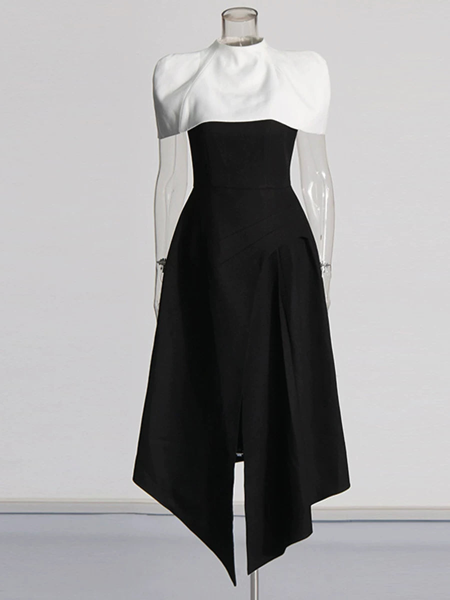 Women's Slim-waist Maxi Slimming Elegant French-inspired Evening Dress Formal Midi Dress Party Dress Formal Party Wedding Guest Dress