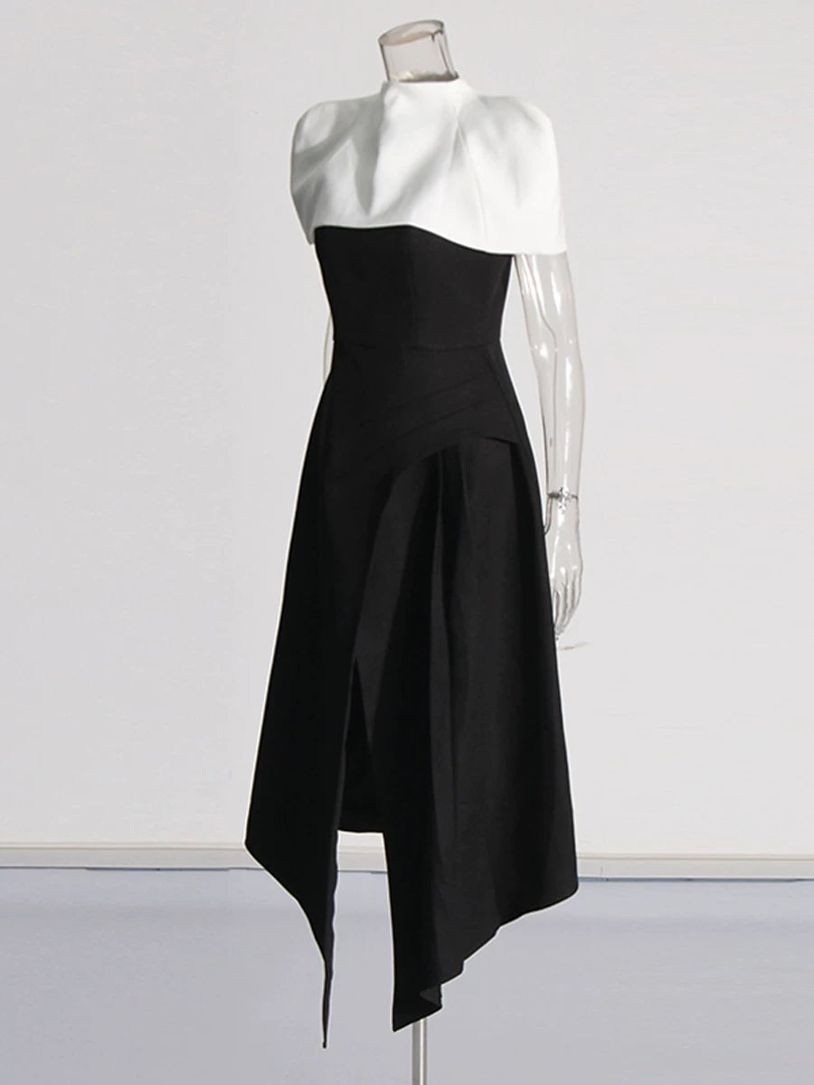 Women's Slim-waist Maxi Slimming Elegant French-inspired Evening Dress Formal Midi Dress Party Dress Formal Party Wedding Guest Dress