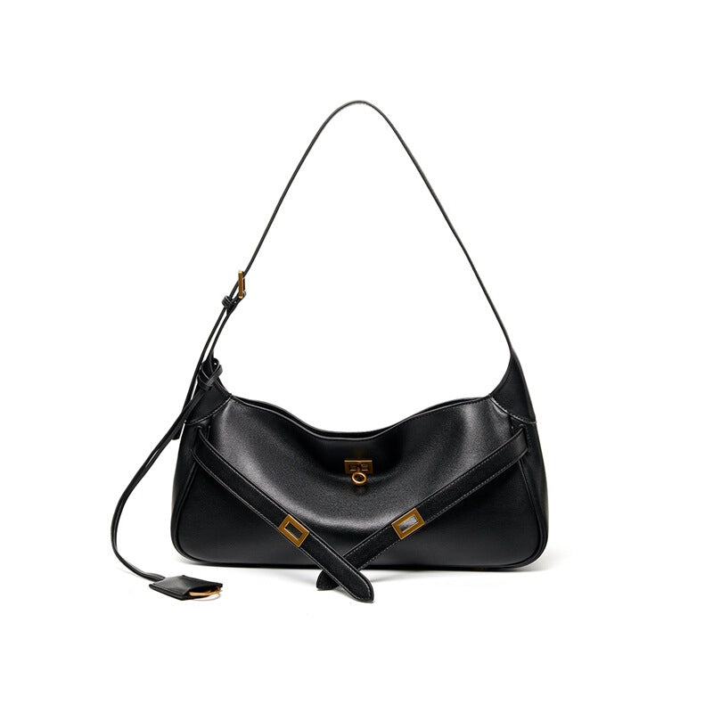 Women's Large-capacity Leather Underarm Bag Crossbody for Travel and Sightseeing Everyday Casual Streetwear Premium Date Night Office