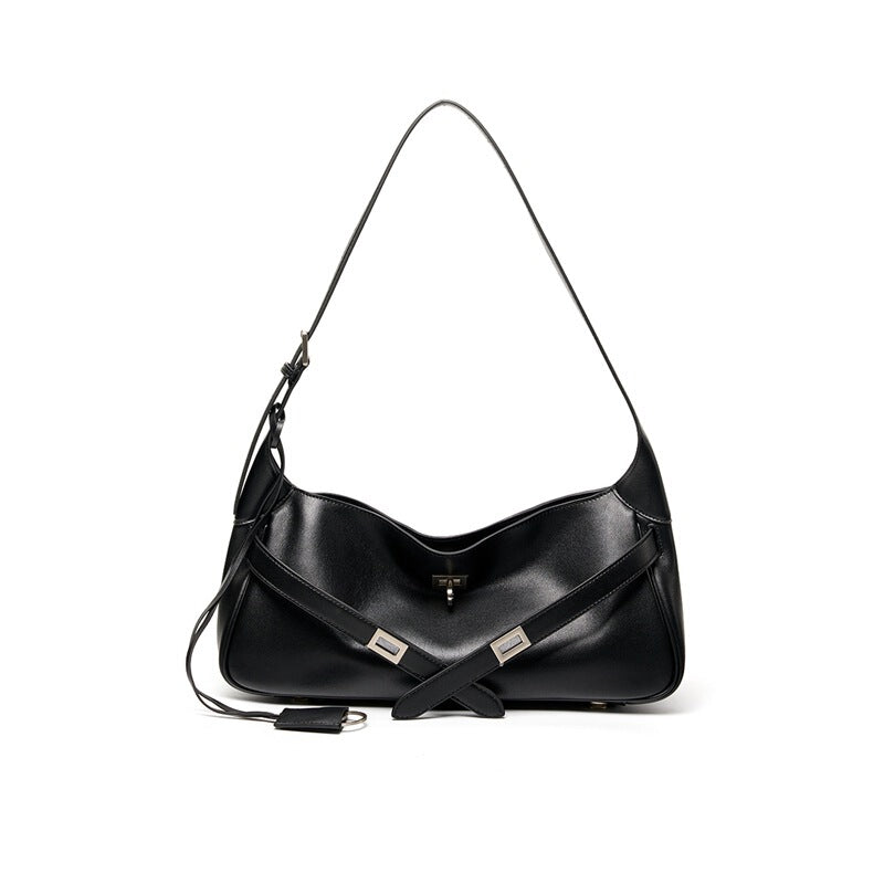 Women's Large-capacity Leather Underarm Bag Crossbody for Travel and Sightseeing Everyday Casual Streetwear Premium Date Night Office