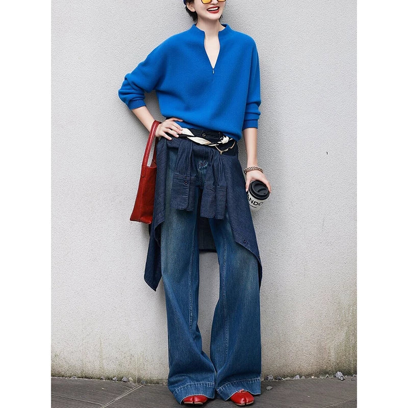 Blue top / S